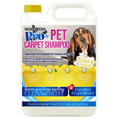 ProKleen Pro-Kleen Pro+ Carpet And Upholstery Shampoo Removes Pet Deposits & Odours 1 Concentrate Lemon Fresh