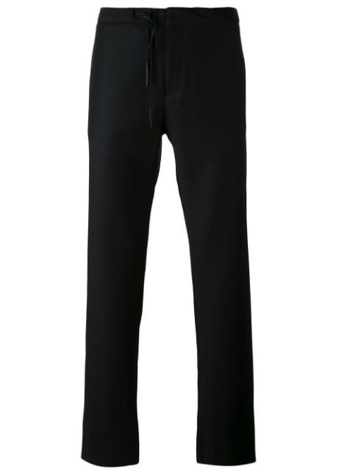 Drawstring tailored trousers