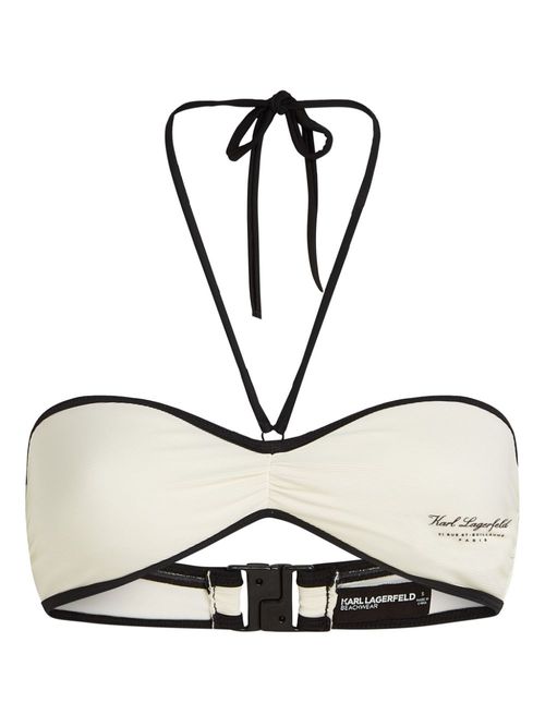 Hotel Karl bikini top - White