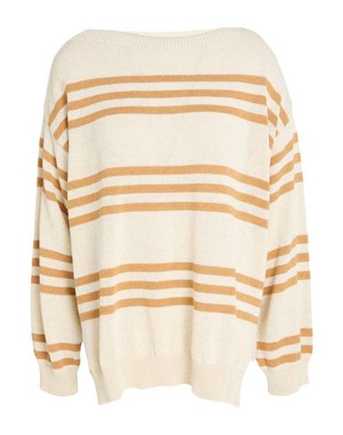Woman Sweater Sand Size S Cotton, Polyamide, Metallic fiber
