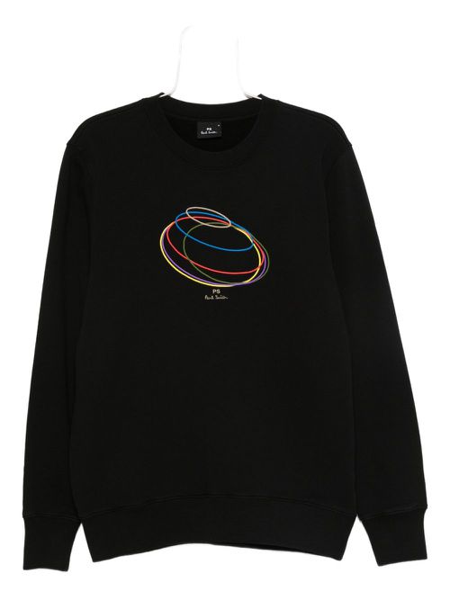 Logo-print sweatshirt - Black