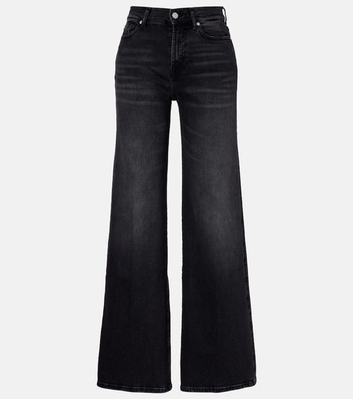 Lotta high-rise wide-leg jeans
