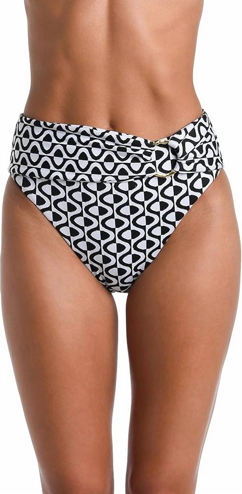 Women's Mod Revival High Waist Bottom In Geo