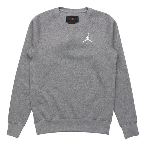 Air Fleece Lined Stay Warm Sports Round Neck Pullover Gray