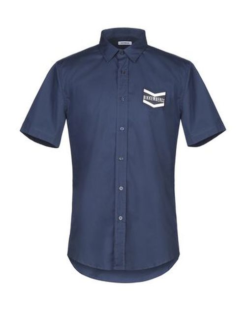 Man Shirt Midnight blue Size 15 ¾ Cotton, Elastane