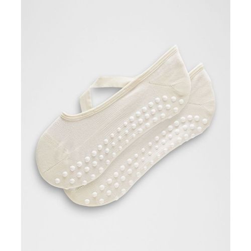Lululemon – Unisex Find Your Balance Grip Socks Strappy – Color White – Sma
