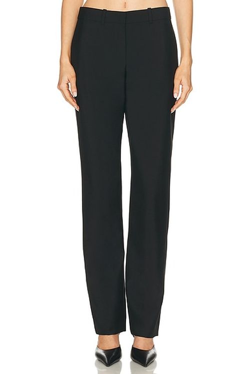 Givenchy Low Waist Skinny Trouser in Black - Black. 40 also in