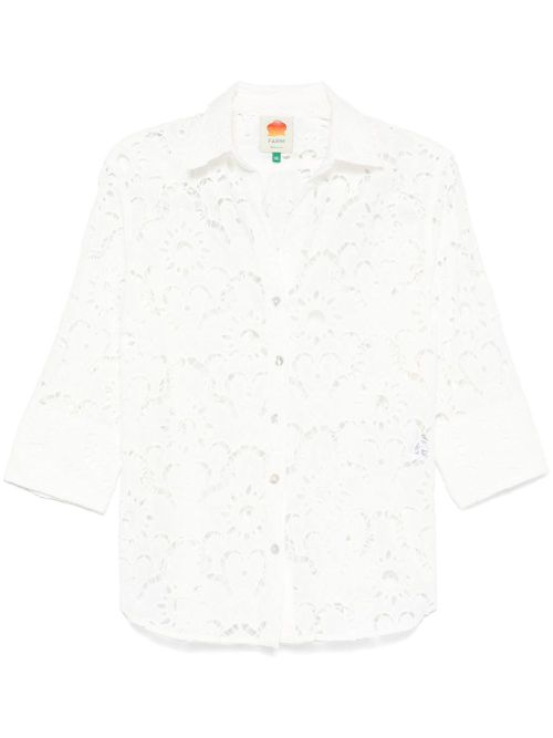 Broderie-anglaise shirt - White