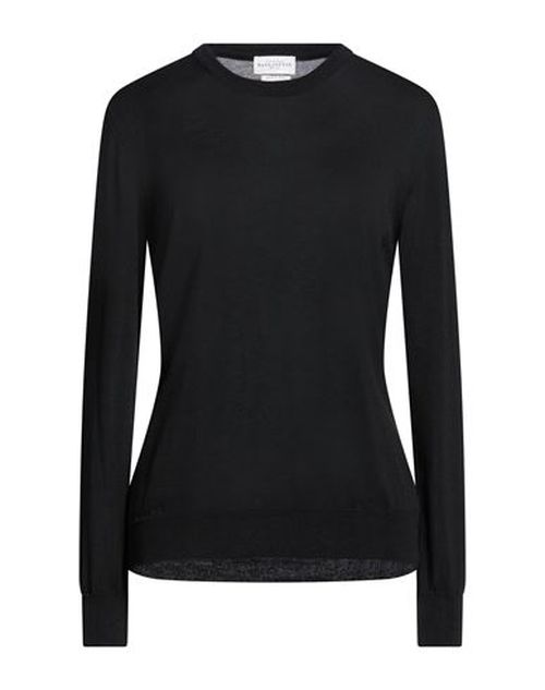 Woman Sweater Black Size 6 Silk, Cotton
