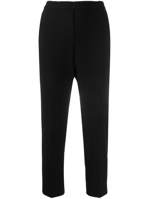 Cropped tapered trousers