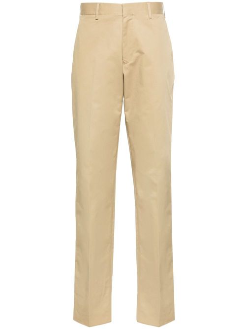 Mid-rise tapered chinos - Neutrals