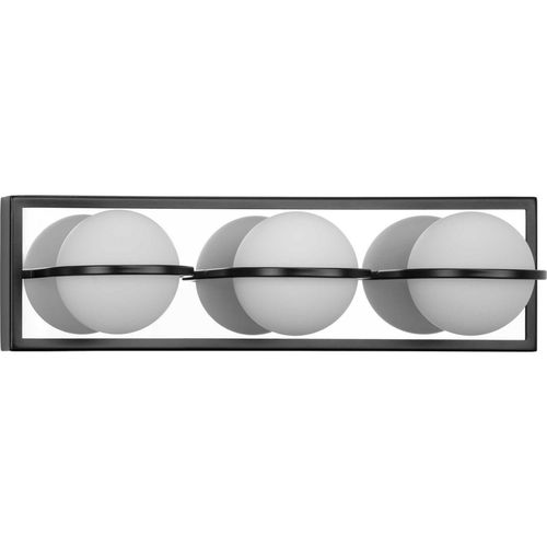 Matte Black LED Bath Bracket from the Pearl Led Collection