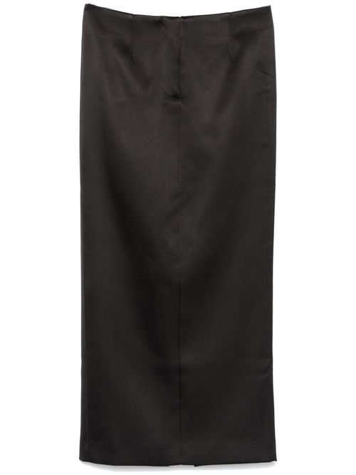 Script maxi skirt - Black