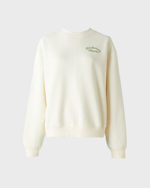 New Balance Sweatshirt Linear Heritage Fleece Crew White