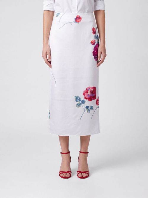 Skirt Woman color White
