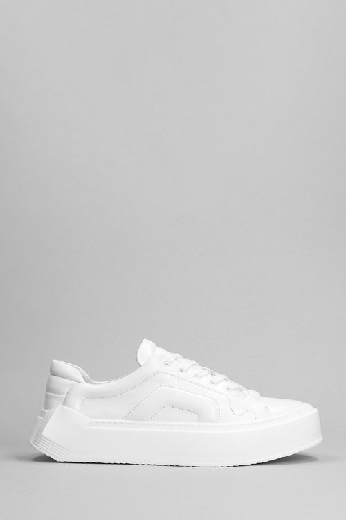 Cubix Sneakers In White Leather