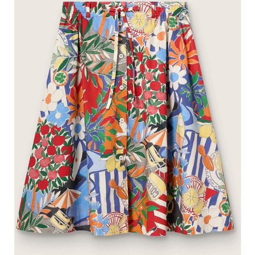 Golden Goose - Women's Cotton Skirt With Multicolor Print, Woman