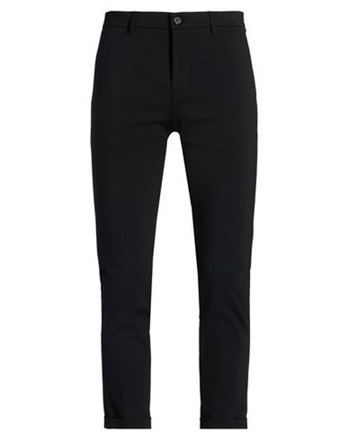 Man Pants Black Size 34 Cotton, Polyamide, Elastane