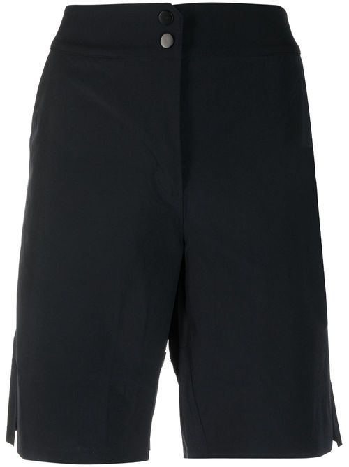 Logo-print panelled running shorts - Black
