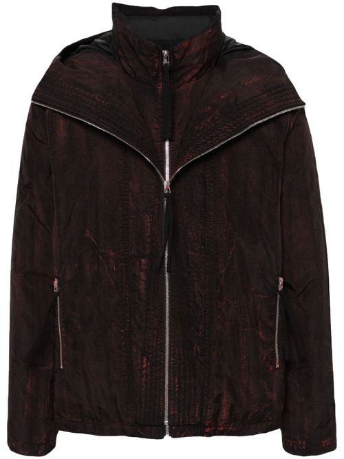Hooded padded jacket - Black