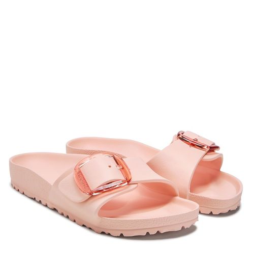 Women's Madrid Essentials Big Buckle Footbed Sandals (Light Rose)