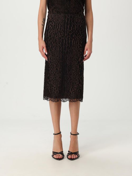 Skirt Woman color Black