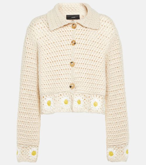 Alanui Daisy crocheted miniskirt