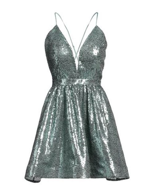Sandro Ferrone Woman Mini dress Sage green Size 8 Polyester