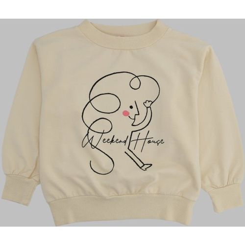Weekend House Kids Back Logo Sweatshirt