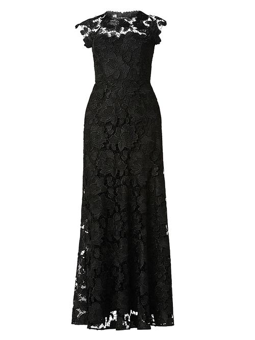 Women's Raven Lace Maxi Dress - Jet