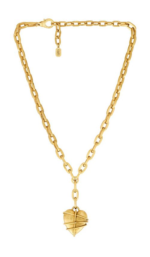 Elizabeth Cole HALSKETTE MIT ANHÄNGER DORALIA in Metallic Gold