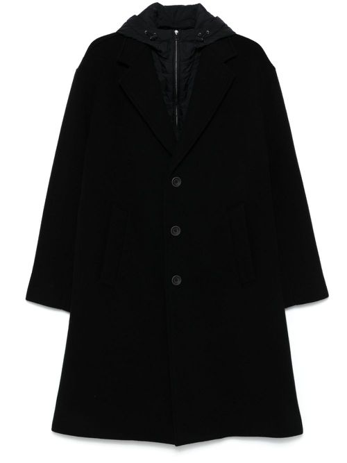 Hooded coat - Black