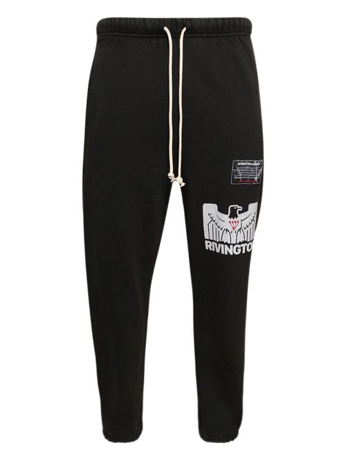 Cotton track pants - Black
