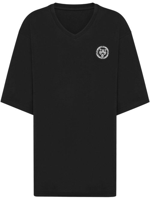 V-neck t-shirt - Black