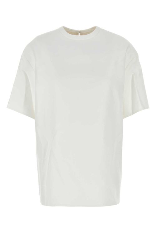 Cotton Blend T-Shirt — White