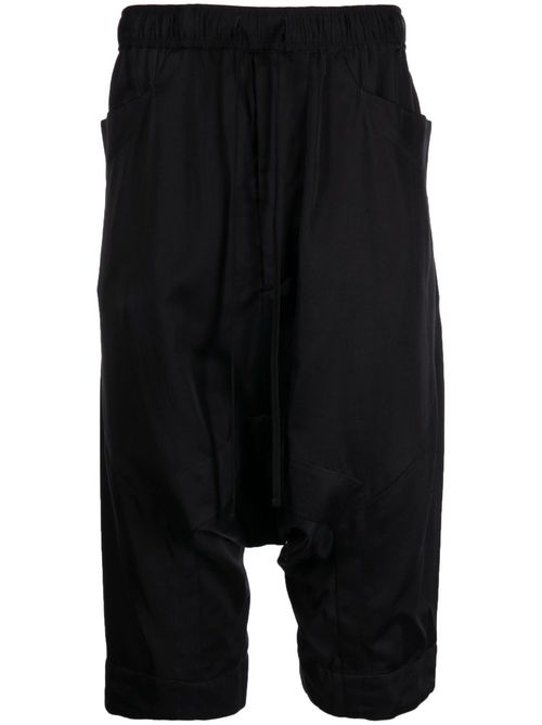 Track cropped trousers - Black
