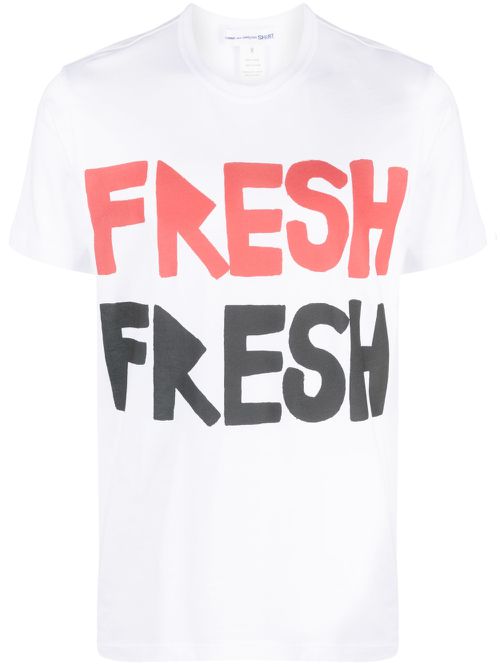 Brett Westfall-print T-shirt - White