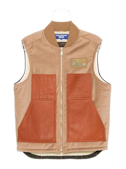 Leather Panels Vest