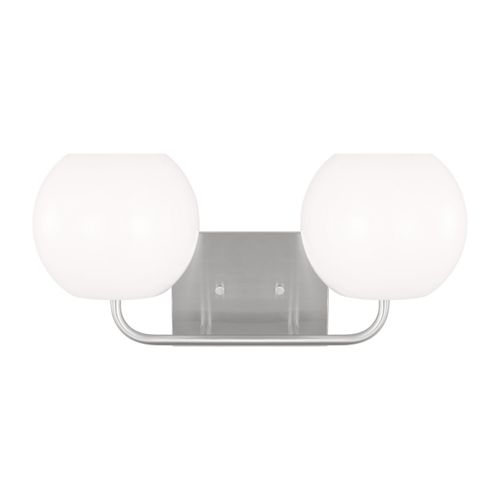 Brushed Steel Bathroom Vanity Light from the Rory Collection