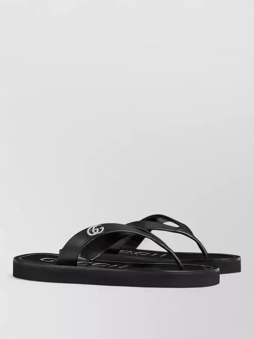 Gucci - sandals double g low cut flat sole