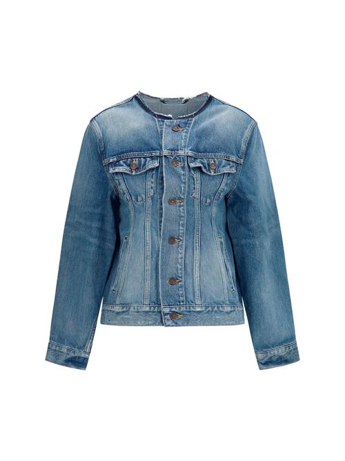 Hourglass Denim Jacket — Blue