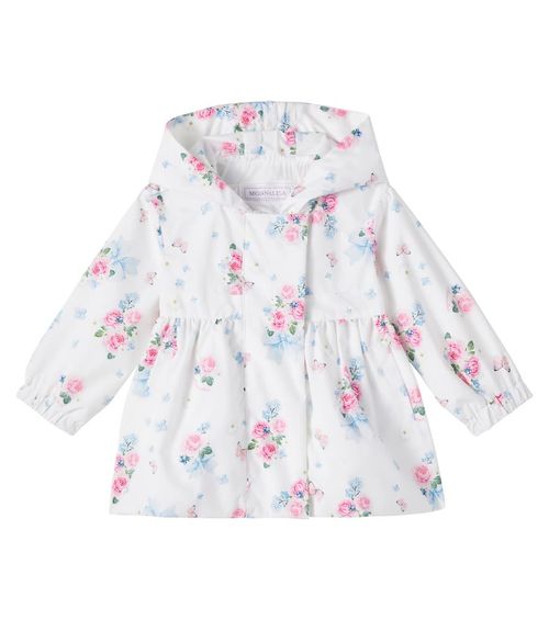 Floral raincoat