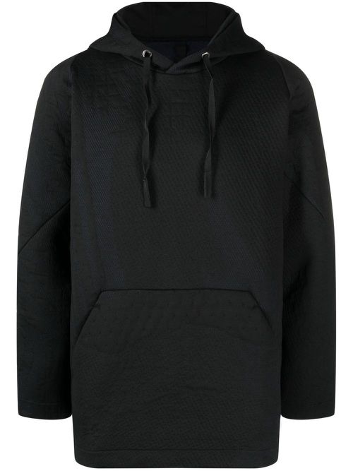 Recycled cotton hoodie - Black