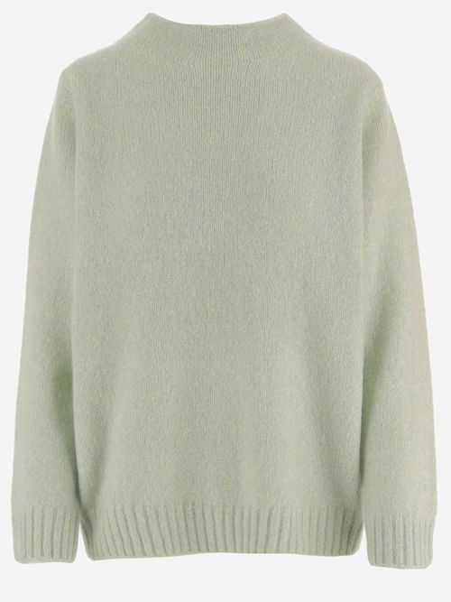 Cashmere Blend Sweater — Green