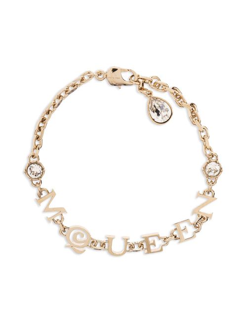 Logo charm bracelet - Gold