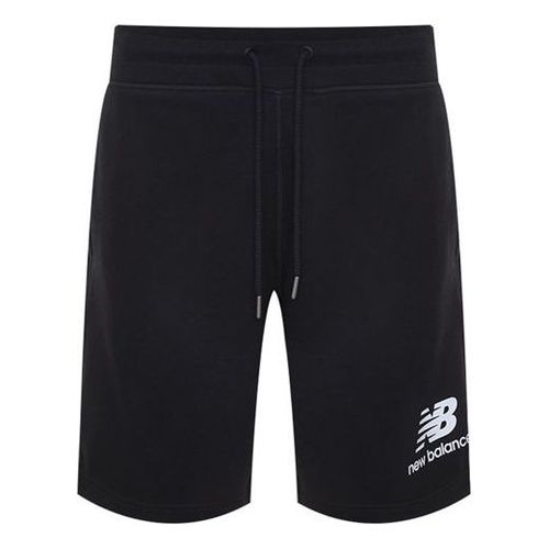 Essentials Stacked Logo Shorts 'Black'