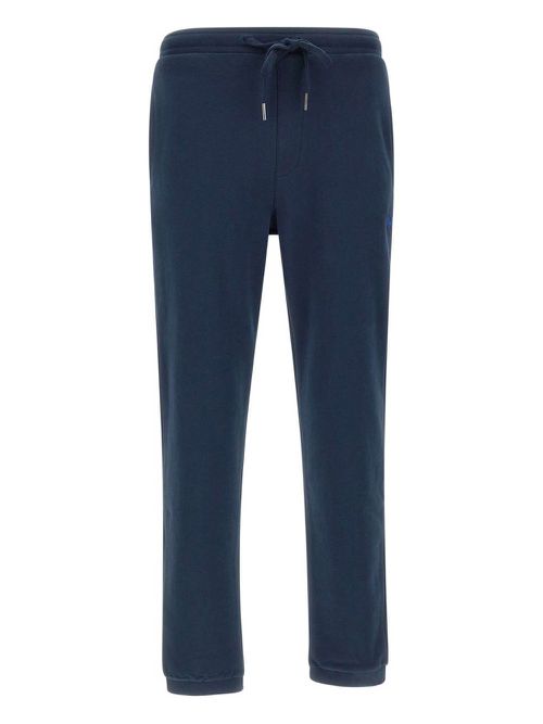 Logo-embroidered track pants - Blue