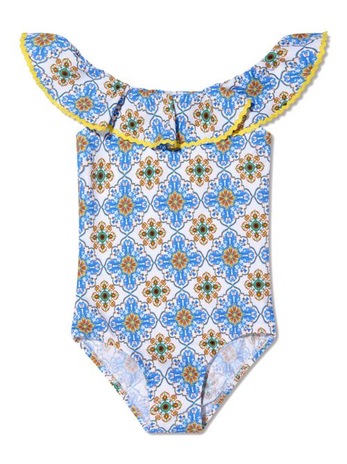Fenty geometric-print swimsuit - Blue