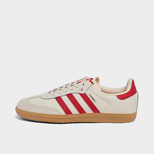 Big Kids Originals Samba OG Valentine's Day Casual Shoes in Cream White/Better Scarlet/Gum