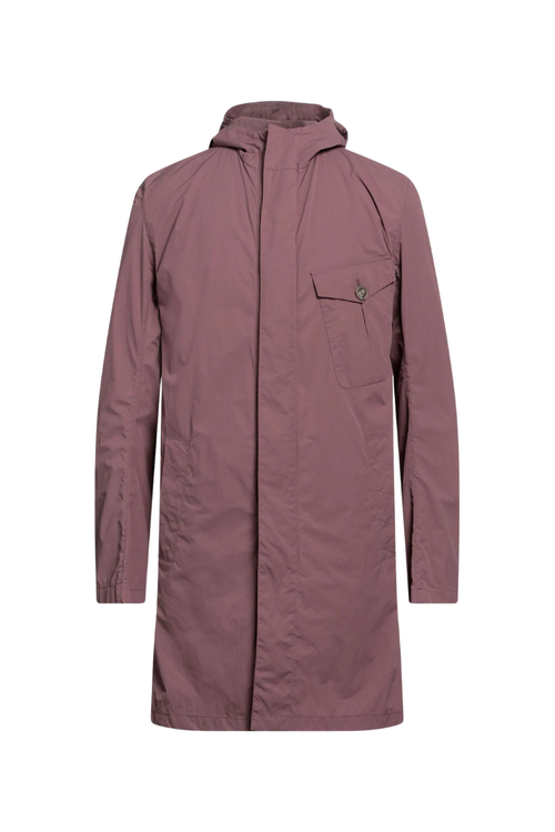 Technical Nylon Coat — Purple